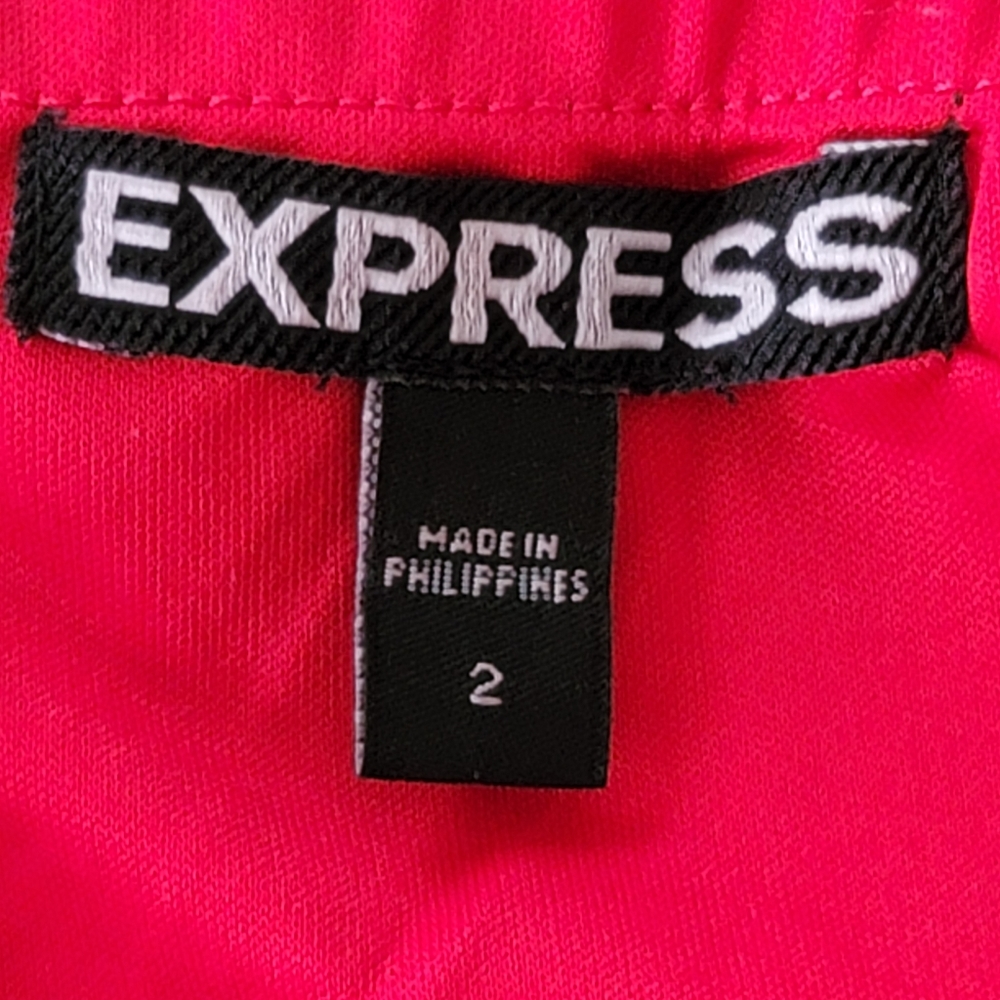 Express Strapless Mermaid Fit Red Dress. Size 2 - Picture 3 of 6